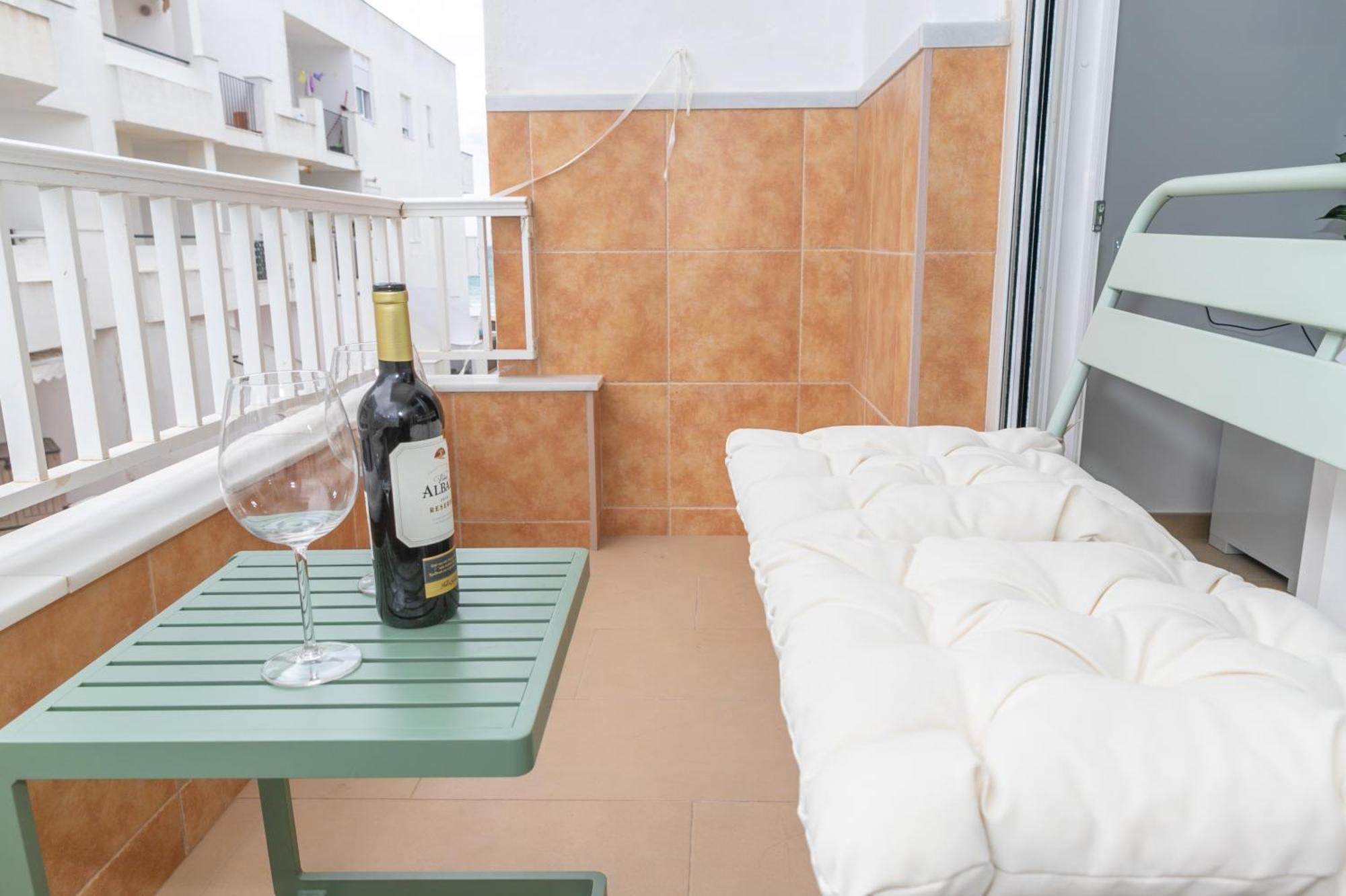 Casa Melva - Primera Linea Con Terraza, Moderno Barbate Exterior photo